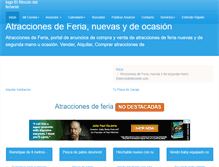 Tablet Screenshot of elrincondelferiante.com